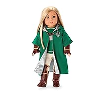 American Girl Harry Potter 18-inch Doll 100 & Slytherin Quidditch Uniform Outfit with Robe & House Crest, for Ages 6+