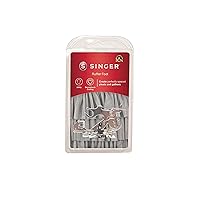 SINGER | Ruffler Attachment Presser Foot, Perfectly Spaced Pleats/Gathers, Easily Adjust Closeness & Depth, Light to Medium Fabrics - Sewing Made Easy, Silver