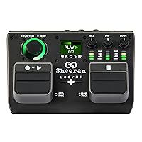 Dual Track Pedal for Guitar, Bass, Keyboard, Vocals and more, with 128 loops storage, 4 Looping Modes, LED Screen and Audio interface