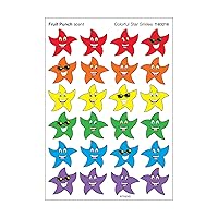 TREND ENTERPRISES, INC. Colorful Star Smiles/Fruit Punch Stinky Stickers, 96 ct.