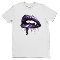 Dripping Lips T-Shirt - Court Purple Sneaker Match Top