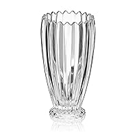 Estate Crystal Vase, Clear
