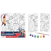 Marvel Avengers Color Your Own Canvas- 2 Canvases (8