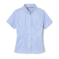 French Toast Girls' Short Sleeve Oxford Shirt