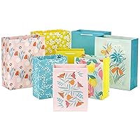 Hallmark Spring Gift Bags in Assorted Sizes (8 Bags: 4 Medium 9