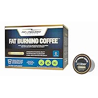 Fat Burning Keto Coffee K Cup Pods- Organic Colombian Roast Infused With Green Tea Antioxidants, Skinny Diet Friendly, Fitness & Weight Loss Friendly