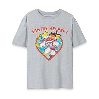 Rugrats Womens Christmas T-Shirt | Santas Little Helpers Short Sleeve Graphic Tee | 90s Cartoon Nostalgic | Xmas Festive Gift