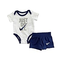 Nike Baby Boys Just Do It Short Sleeve Bodysuit & Shorts 2 Piece Set
