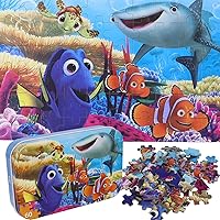 Finding Nemo and Friends - 60 Piece Jigsaw Puzzles for Kids Ages 4-8 Family Game Reduced Pressure Toy Gift for Children (2614)