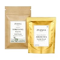 Zyanna Assam Tea (16oz) + Premium Darjeeling Tea (3.53oz) Combo Pack