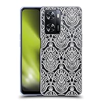 Head Case Designs Officially Licensed Micklyn Le Feuvre Art Deco Lace Soft Gel Case Compatible with Oppo A57s