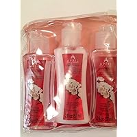 Cherry Blossom Scent Body Wash/Body Lotion/Shampoo Set 2 Fl Oz. Each