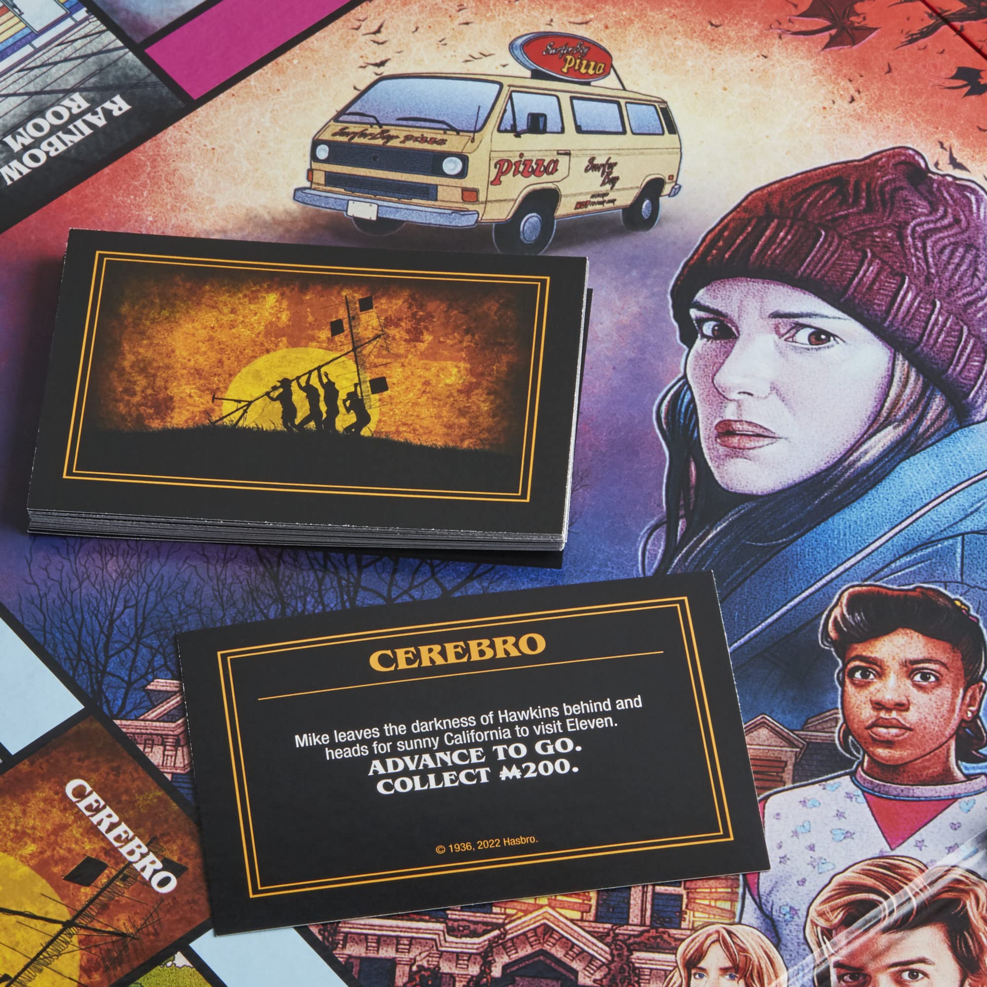 MONOPOLY: Netflix Stranger Things Edition Board Game for Adults and Teens Ages 14+, Game for 2-6 Players, Inspired by Stranger Things Season 4, Multicolor