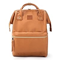 Kah&Kee Leather Backpack for Women and Men | Teacher, Diaper Bag Backpack, Work, School, Nurse, College & Travel