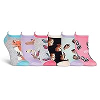 K. Bell Women's Fun Animal Low Cut Socks-6 Pairs-Cool & Cute Novelty Fashion No Show Gifts