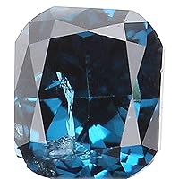 Natural Loose Diamond Cushion Blue Color SI2 Clarity 3.00 MM 0.13 Ct KR963