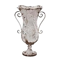 Deco 79 Metal Distressed Vase, 13