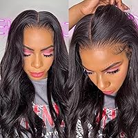 Julia Hair Bye Bye Knots Glueless Wig Yaki Human Hair Lace Wig Invisible Knots Put On and Go Pre Cut 7x5 Lace Front Wigs for Beginners Pre Bleached Pre Plucked No Glue150% Density 18 Inch