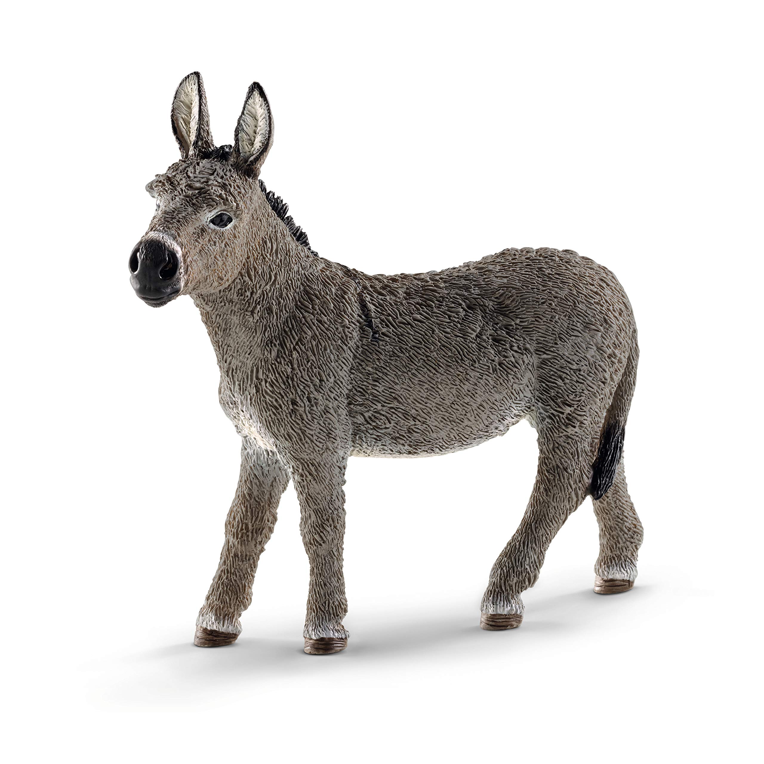 Schleich Farm World, Animal Figurine, Farm Toys for Boys and Girls 3-8 Years Old, Donkey