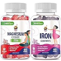Iron Iron Vitamins with Vitamin C & Magnesium 200mg Adult Gummies