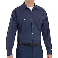 Red Kap Men's Industrial Work Shirt with Pencil Stall