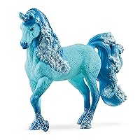 Schleich bayala New 2023, Unicorn Toys for Girls and Boys, Elementa Water Flame Unicorn Toy Figurine, Ages 5+