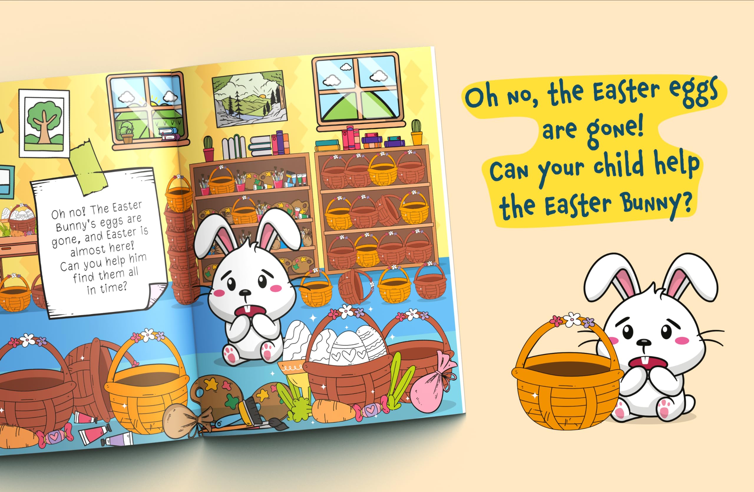 I Spy Easter Eggs: Find the Easter Bunny's Hidden Eggs and Become the Easter Hero! A Cute Easter Basket Stuffer for Toddlers 2-5 (I Spy Books for Toddlers)