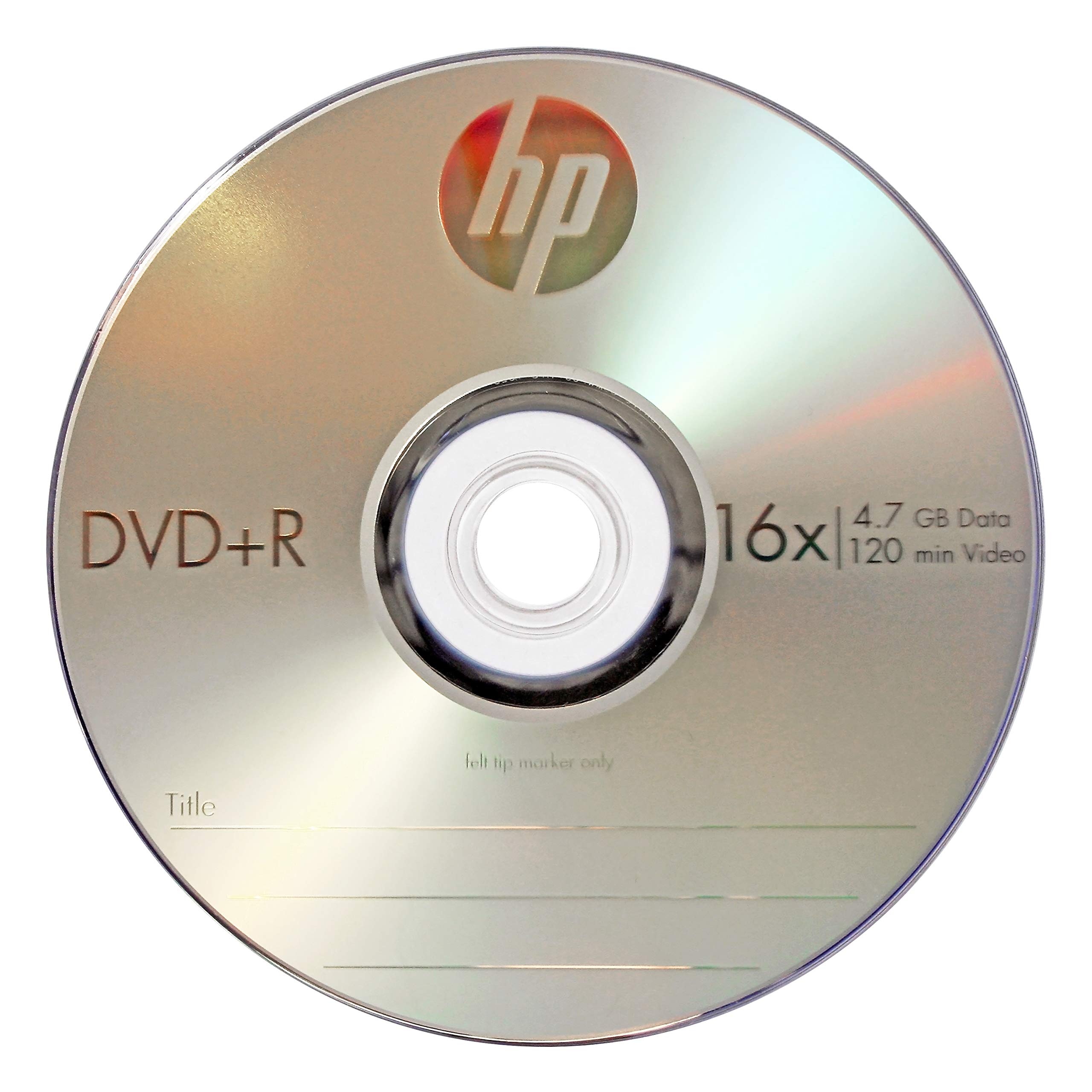 HP 100-disc DVD+R 16x Logo Top (2 x 50pk Spindle)