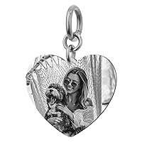 Personalized Photo and Message Engraving Custom Pendant Dangle Charm Bead For European Charm Bracelets