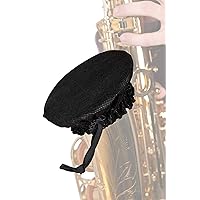 Gator Cases Double-Layer Aerosol Cover with MERV-13 Filter for Trumpet/Cornet, Alto/Tenor Sax, Bass Clarinet; Fits Bell Sizes Ranging from 4 to 5-Inches (GBELLCVR0405BK)