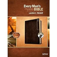 Every Man’s Bible NIV, Large Print, Deluxe Explorer Edition (LeatherLike, Rustic Brown, Indexed) Every Man’s Bible NIV, Large Print, Deluxe Explorer Edition (LeatherLike, Rustic Brown, Indexed) Imitation Leather