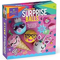 DIY Surprise Balls - Arts & Craft Kit - Make Your Own Gift with a Charm Bracelet or Backpack Charm - for Ages +6