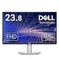 Dell S2421HS Full HD 1920 x 1080, 24-Inch 1080p LED, 75Hz, Desktop Monitor with Adjustable Stand, 4ms Grey-to-Grey Response Time, AMD FreeSync, IPS Technology, HDMI, DisplayPort, Silver, 24.0