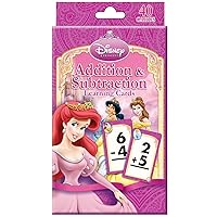 Bendon Publishing 204348 Disney Princess Addition and Subtraction Learning Cards