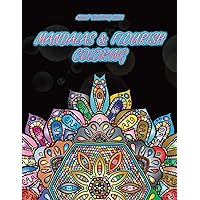 Mandalas and Flourish Coloring: coloring mandelas, free coloring sheets, trippy coloring books, selling adult coloring books