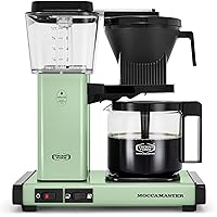 Moccamaster 53925 KBGV Select 10-Cup Coffee Maker, Pistachio Green, 40 ounce, 10-Cup, 1.25L