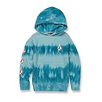Volcom Iconic Stone Pullover Hooded Fleece Sweatshirt (Big Boys & Little Boys Sizes), Coastal Blue, 2T