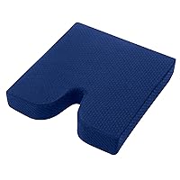 Carex Memory Foam Coccyx Seat Cushion - Tailbone Pain Relief Cushion - Sciatica Pillow for Sitting and Pain Relief