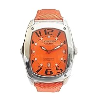 Unisex Adult Analogue Quartz Watch with Leather Strap CT7696M-04, Multicoloured, 7020-6smd-42mm, Strap