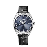 MIDO Belluna M0245071604100 Men's Automatic Watch, Silver / black, Strap.