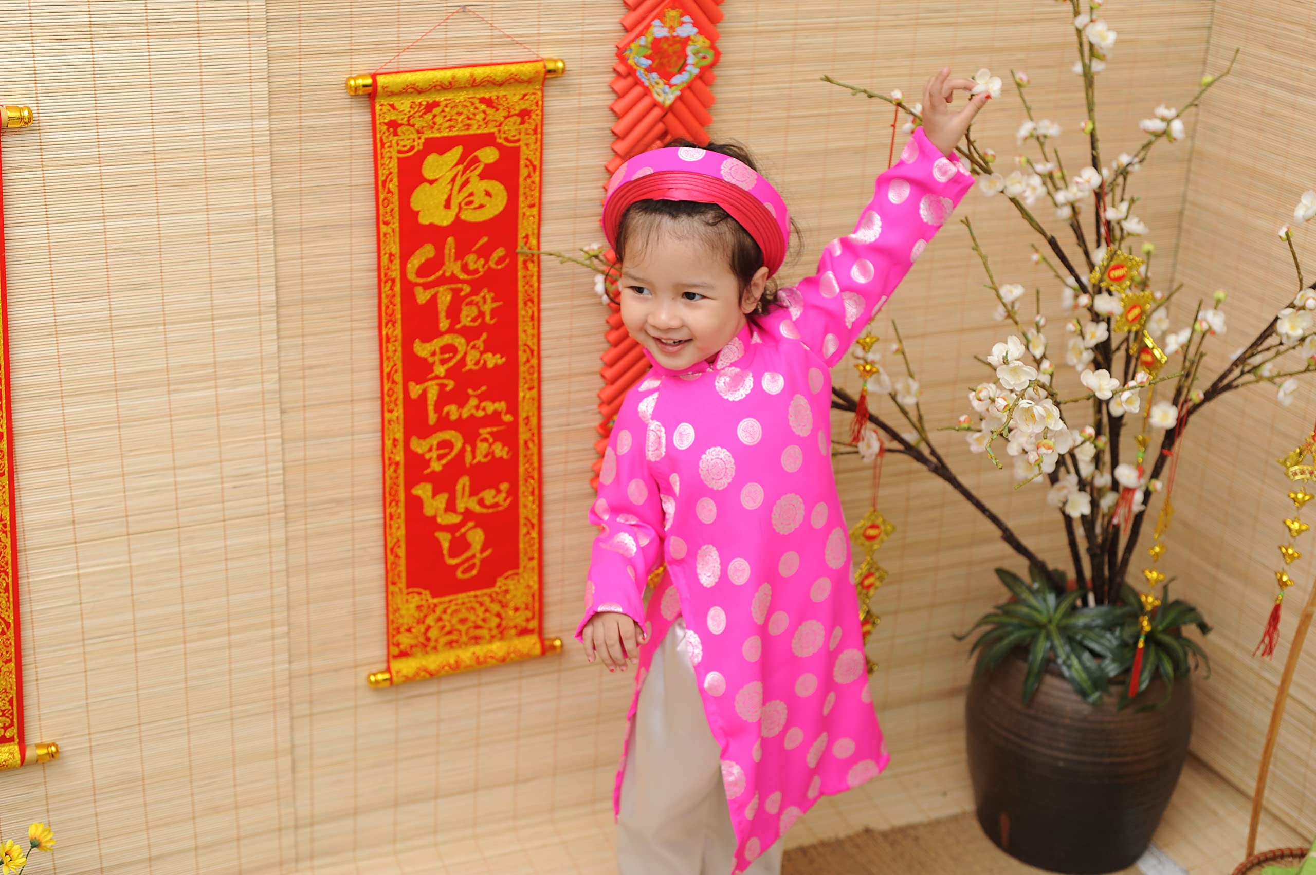 Ao Dai Vietnamese Traditional Dress for Children
