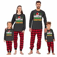 Matching Family Custom Initials Christmas Long Sleeve Shirt