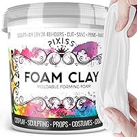  BOHS White Modeling Foam Clay (500g) - Squishy,Soft