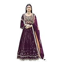 Eid festival ready to wear georgette embroidered indian salwar kameez with dupatta for women (2323)