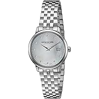 Raymond Weil Women's 'Toccata' Swiss Quartz Stainless Steel Dress Watch, Color:Silver-Toned (Model: 5988-ST-97081)
