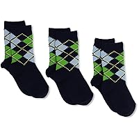 Jefferies Socks Baby-boys Infant Digital Argyle Socks 3 Pair Pack