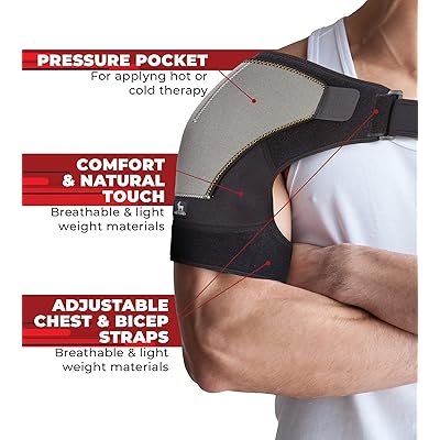 Astorn Adjustable Shoulder Brace for Rotator Cuff and AC Joint
