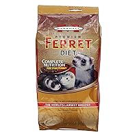 Marshall Pet Products Natural Complete Nutrition Premium Ferret Diet Food with Real Chicken Protein, Highly Digestible, 7 lbs