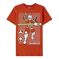The Childrens Place Boys' Assorted Everyday Short Sleeve Graphic T-Shirts, Bot Series, Medium