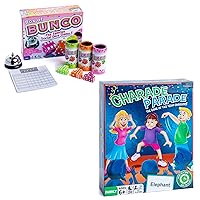 Continuum Games Box of Bunco and Charade Parade, Fun Games for Friends and Family Game Nights